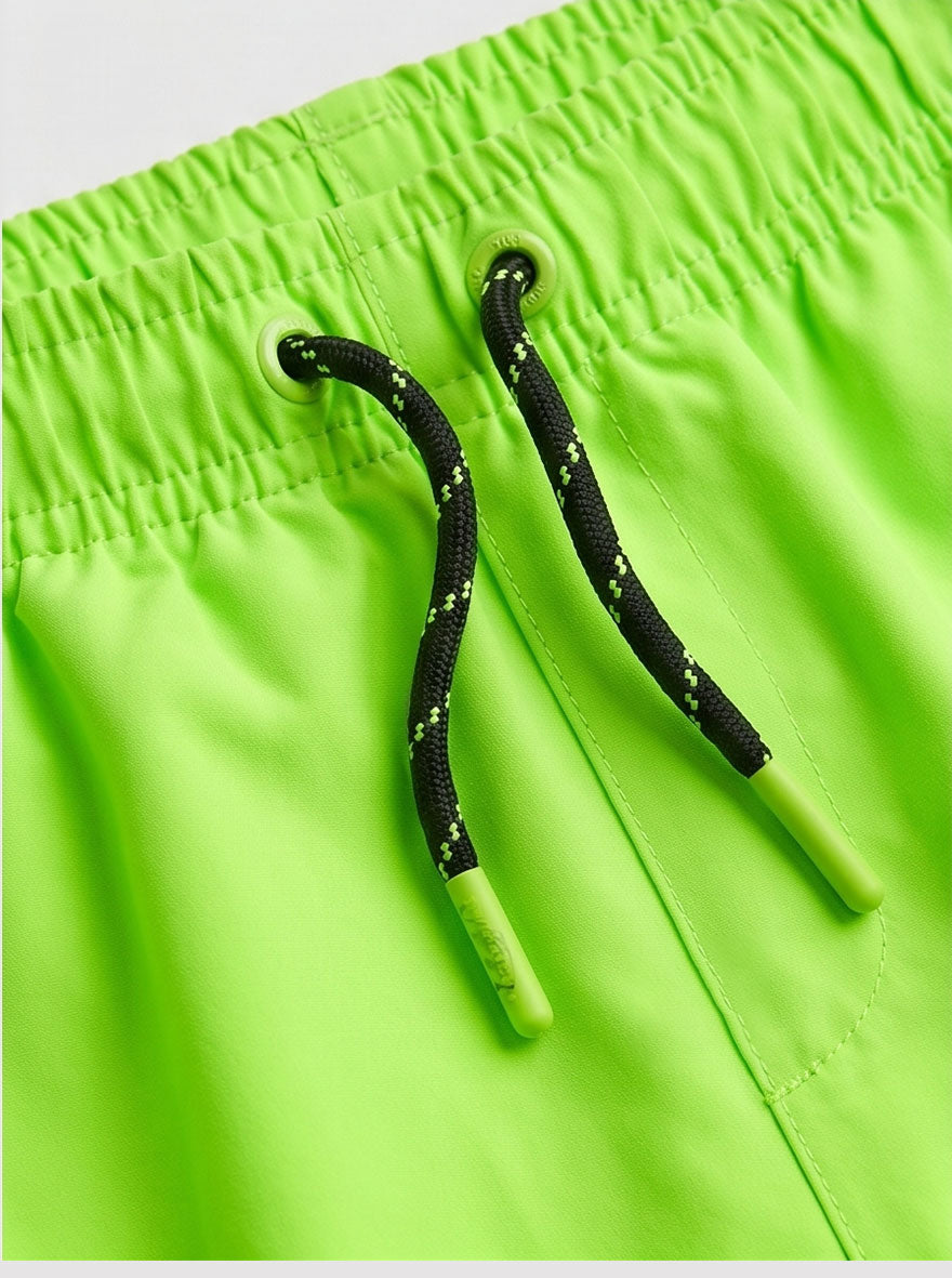 Neon Lime Swim Shorts