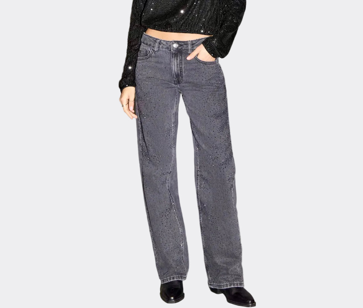 Mango Straight-Leg Jeans