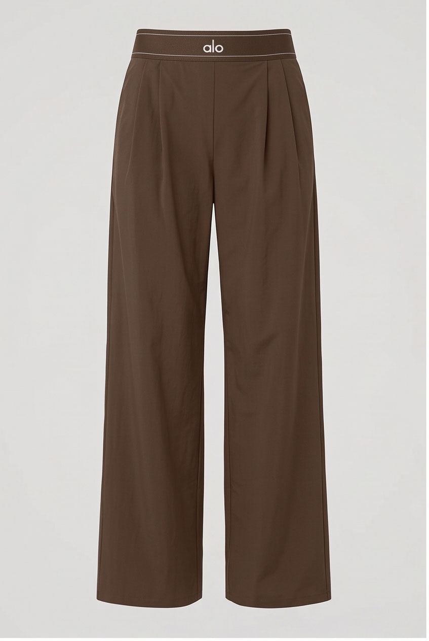 Alo Espresso Wide Leg Pants