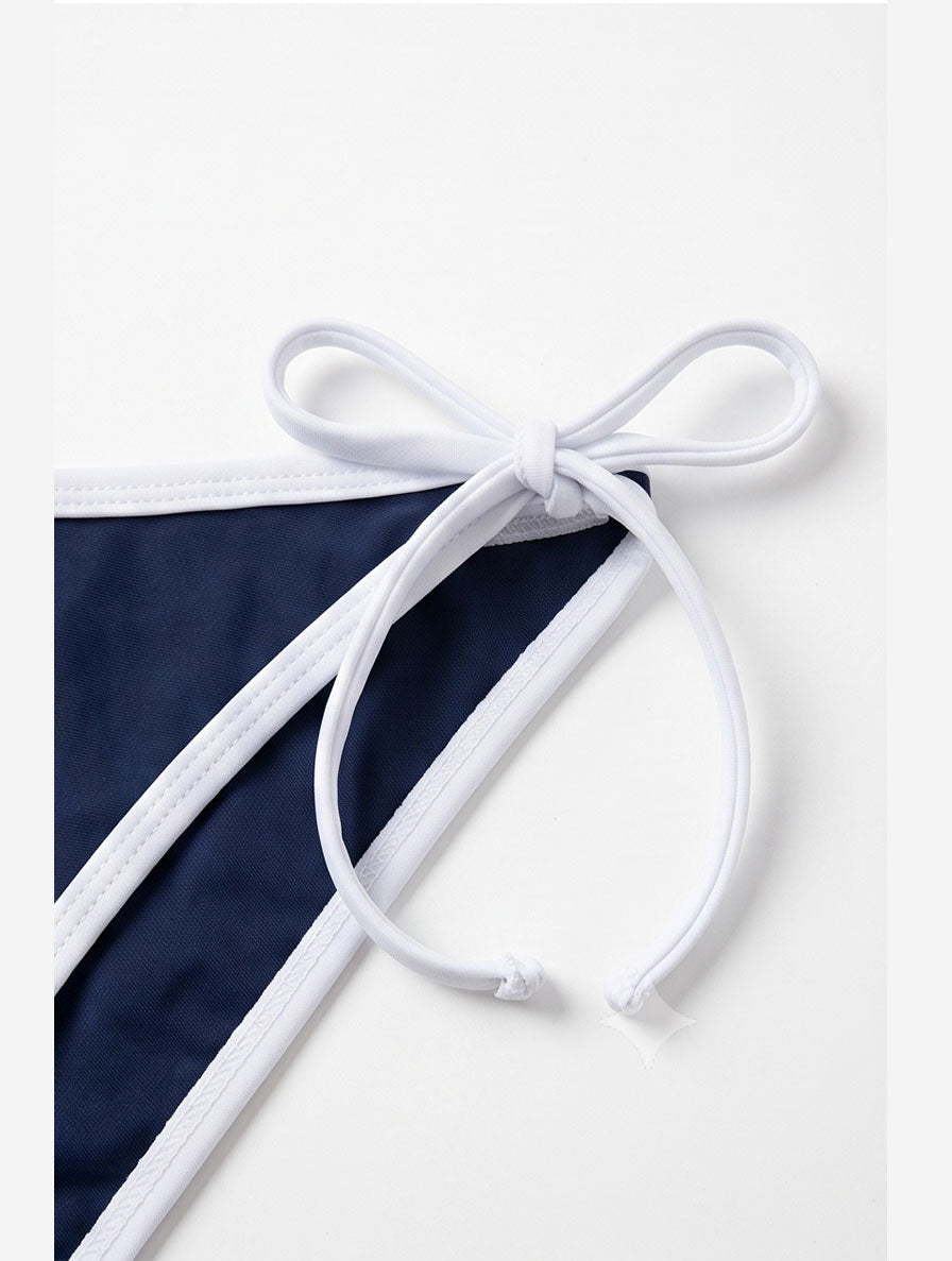 Navy Halter Bikini