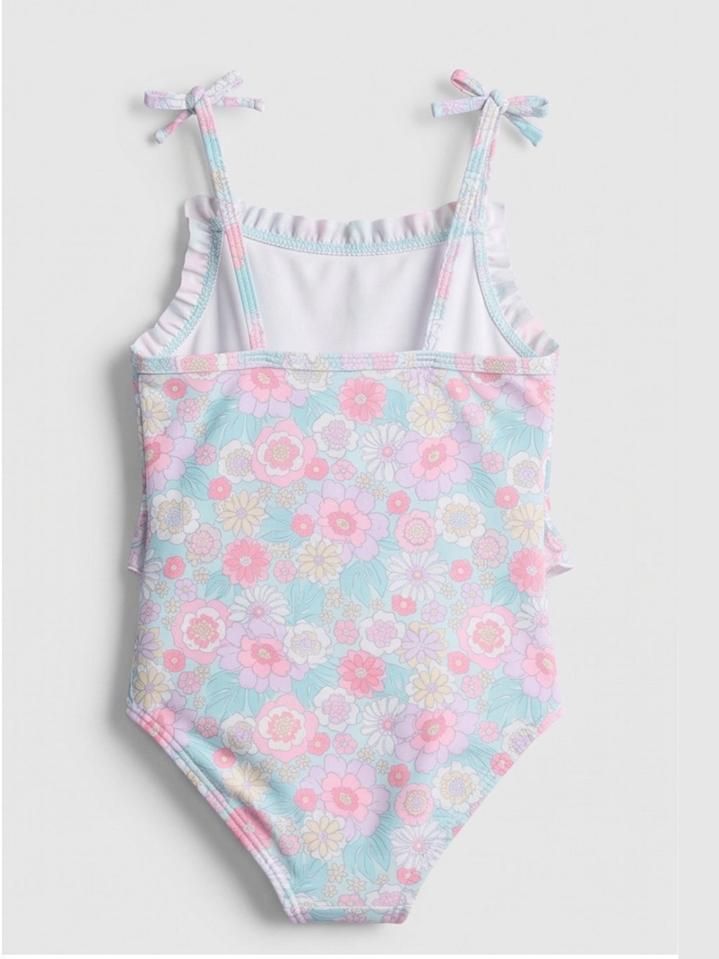 Girls' Floral Swimsuit