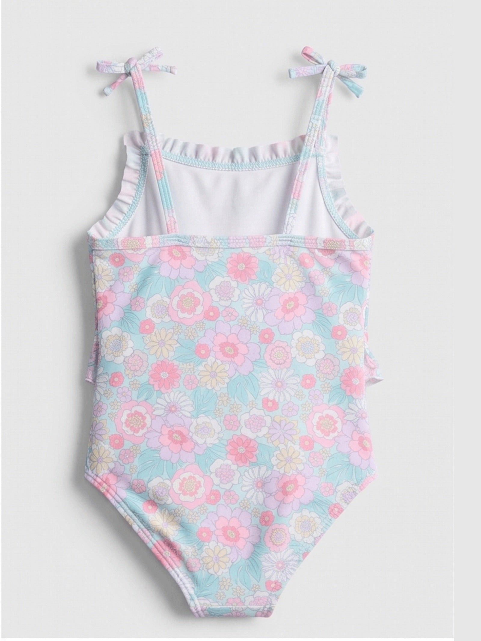 Girls' Floral Swimsuit