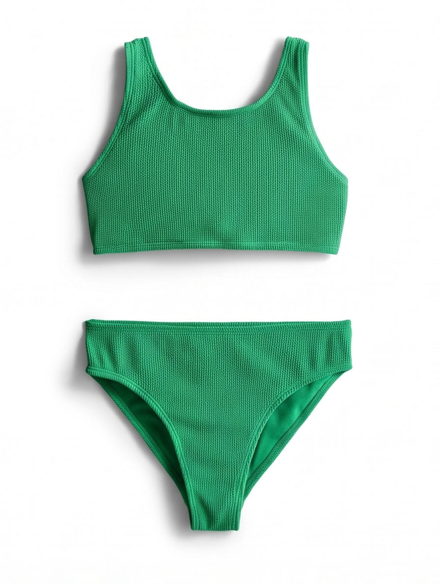 Girls' Green Swimsuit