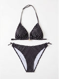 Classic Polka Dot Halter Bikini