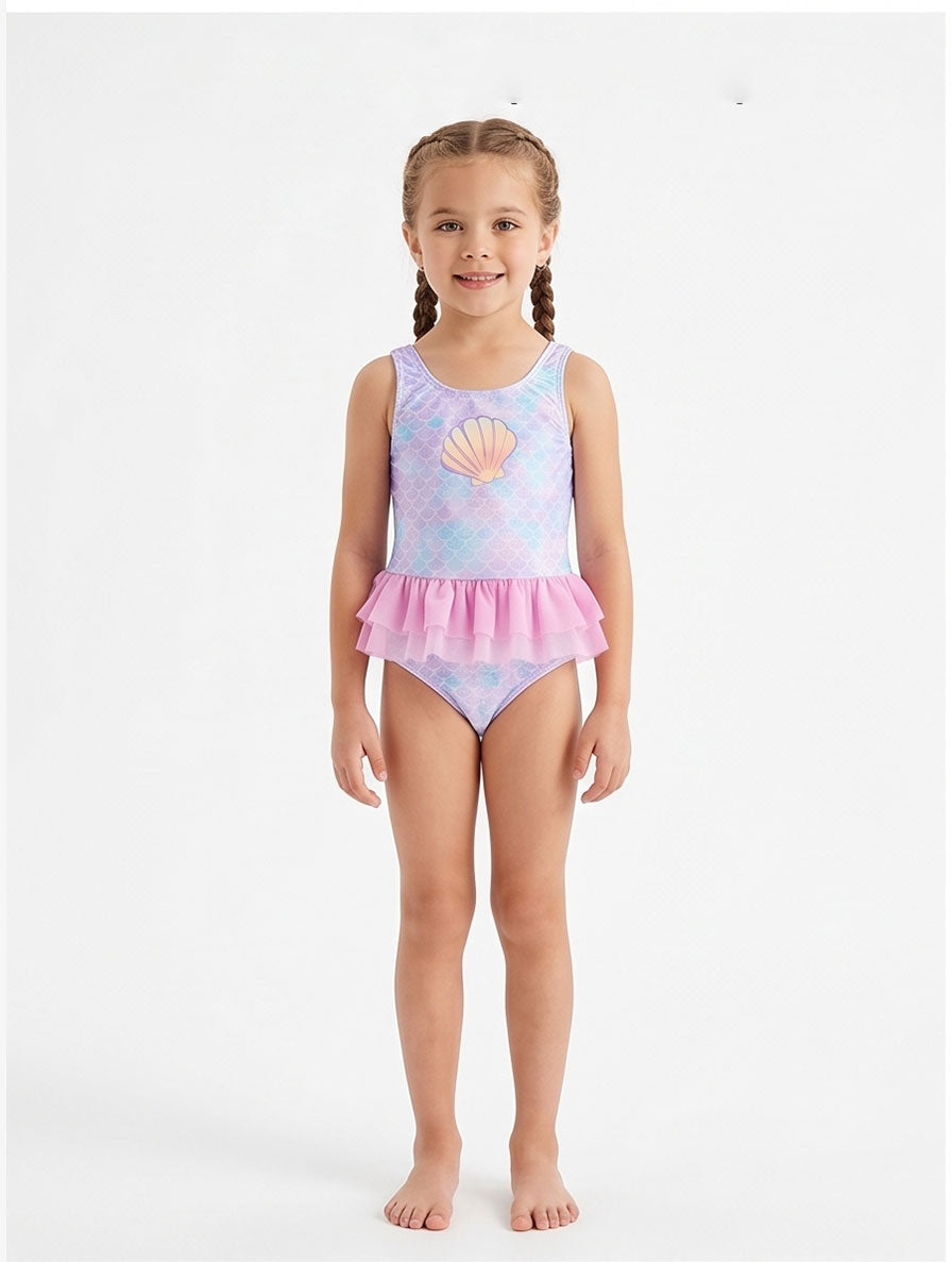 Mermaid Seashell Tutu Swimsuit