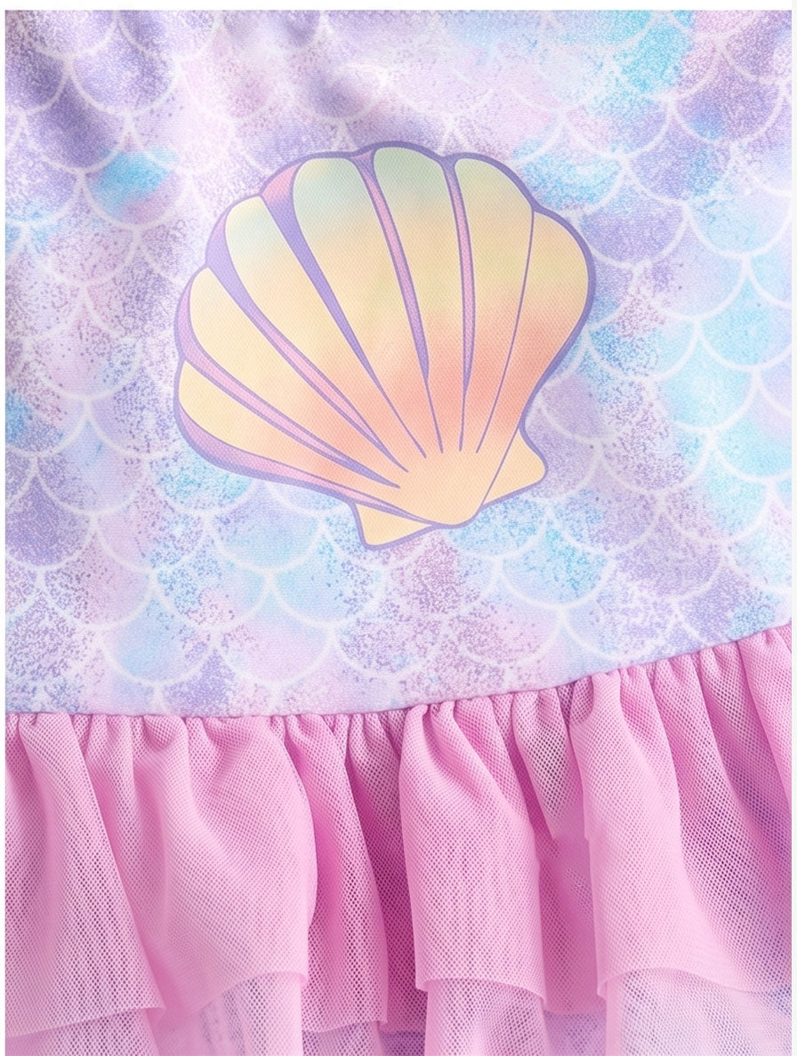 Mermaid Seashell Tutu Swimsuit