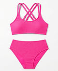 Pink High Waist Bikini