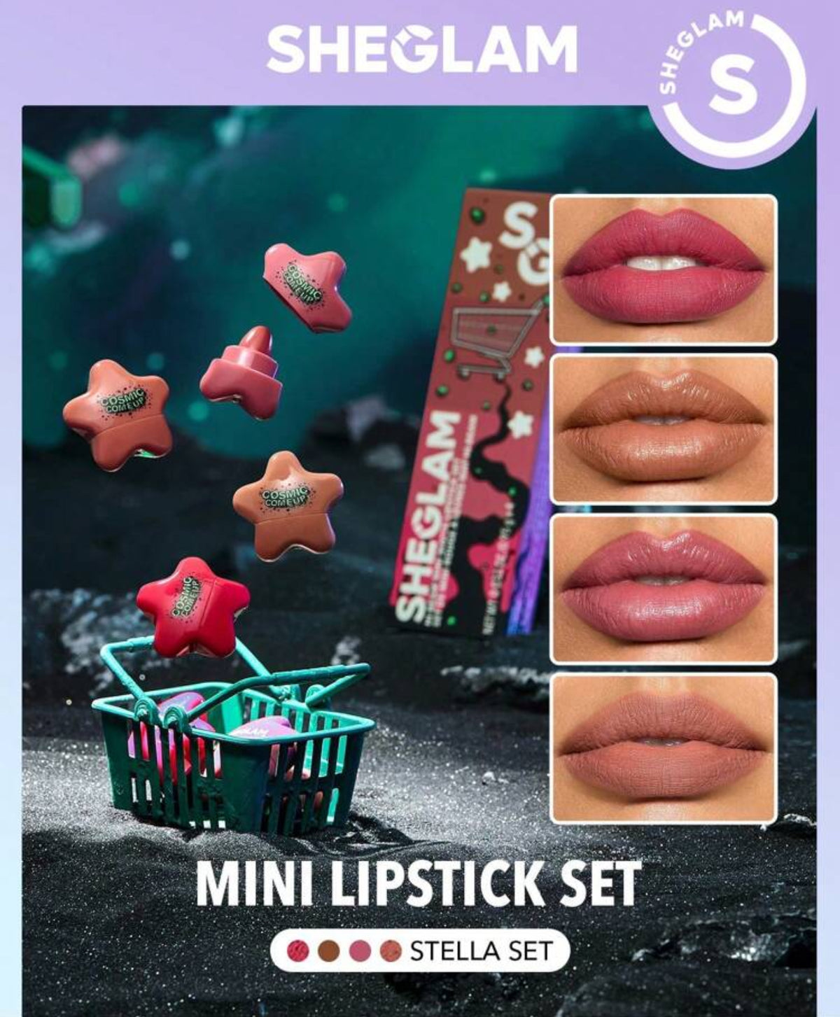Sheglam Mini Lipstick Set