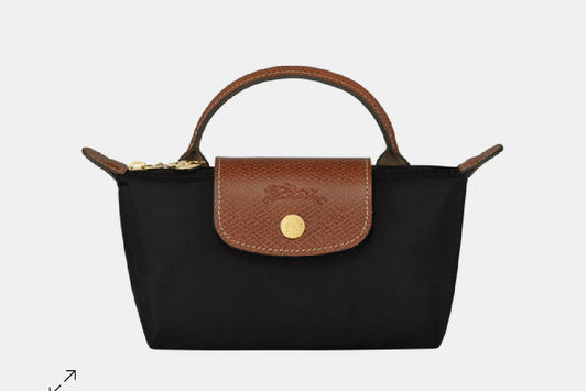Longchamp Mini Pouch Crossbody Bag – Black