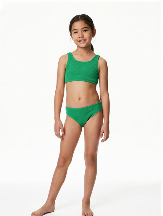 Title:  Girls' Green Swimsuit