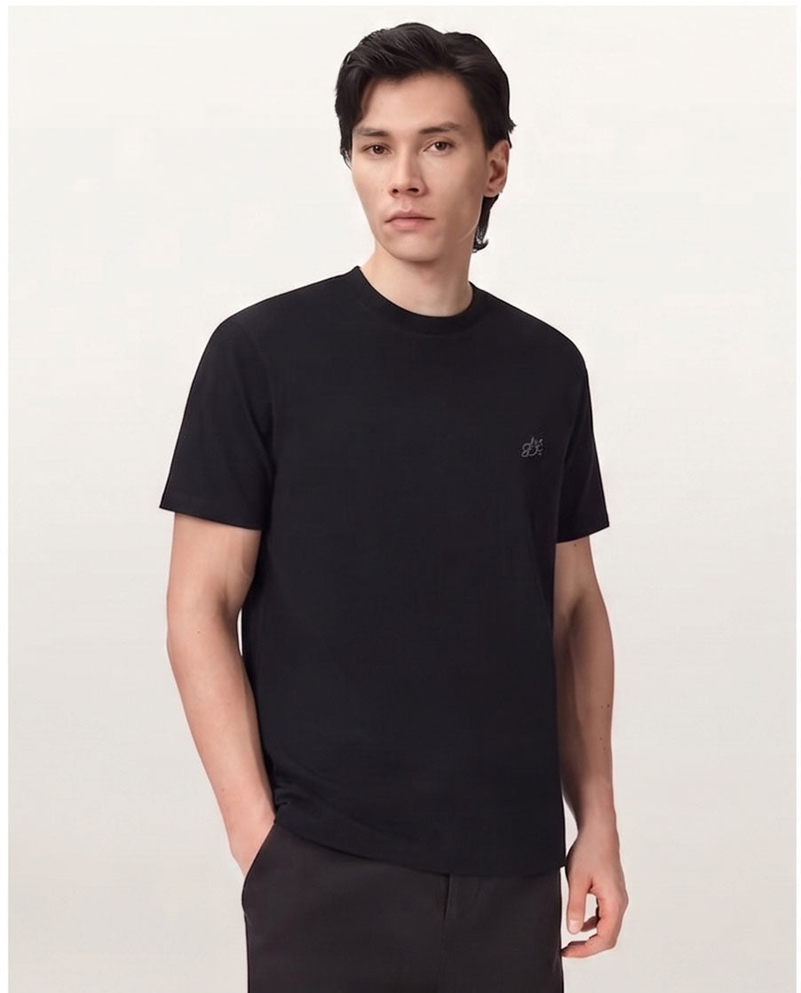 SikSilk Black T-Shirt