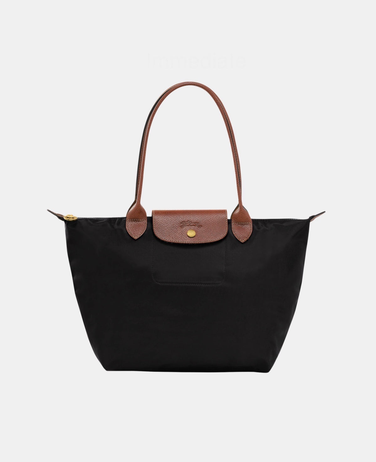 Longchamp Large Long-Handle Tote – Black