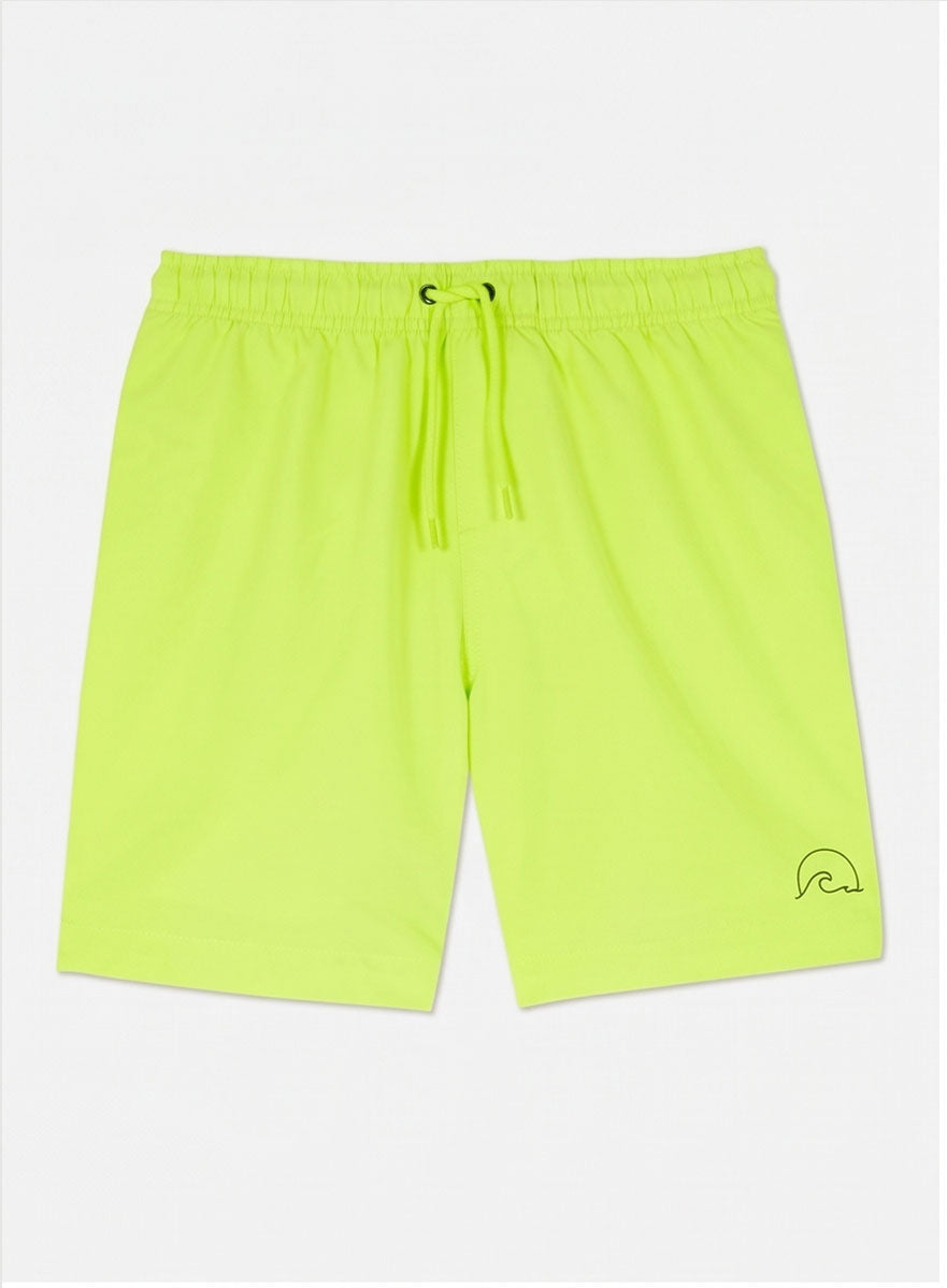 Neon Yellow Swim Shorts