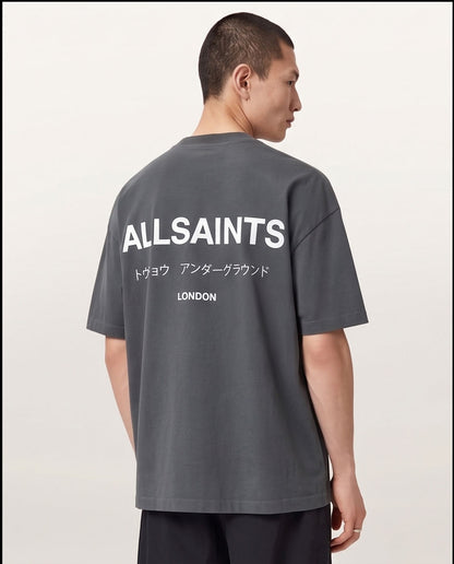 All Saints Grey T-Shirt