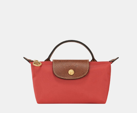 Longchamp Mini Pouch Crossbody Bag – Red