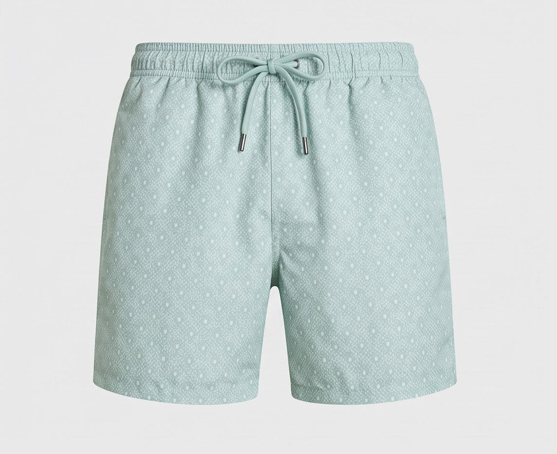 Mint green swim shorts