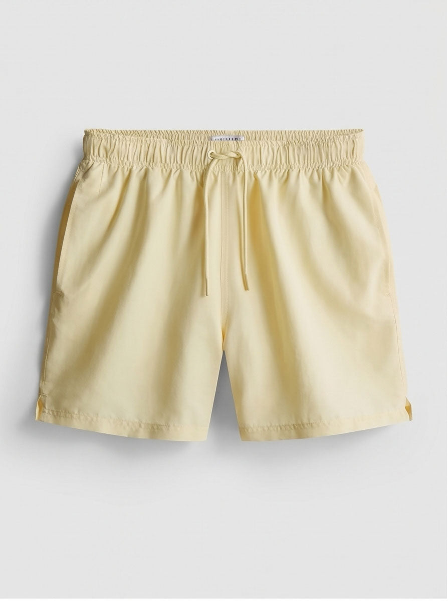 Pastel Yellow Swim Shorts