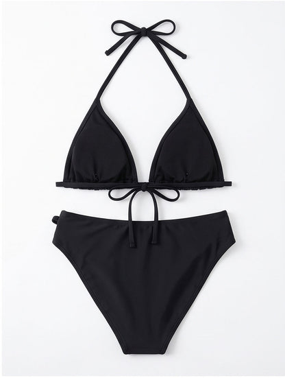Title: Black Halter Bikini