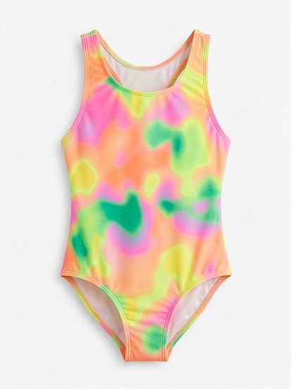 Girls' Vibrant Swimsuit