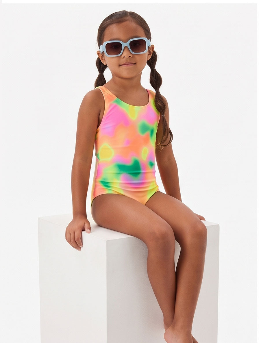 Girls' Vibrant Swimsuit