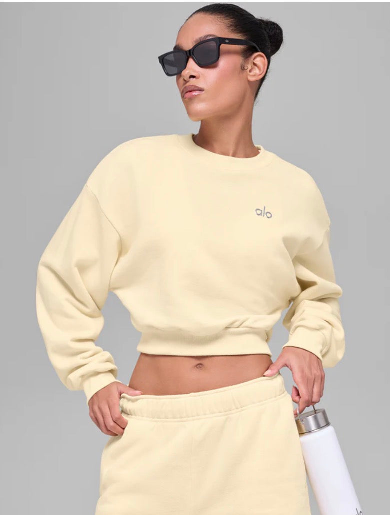 Alo Cropped Sweatshirt