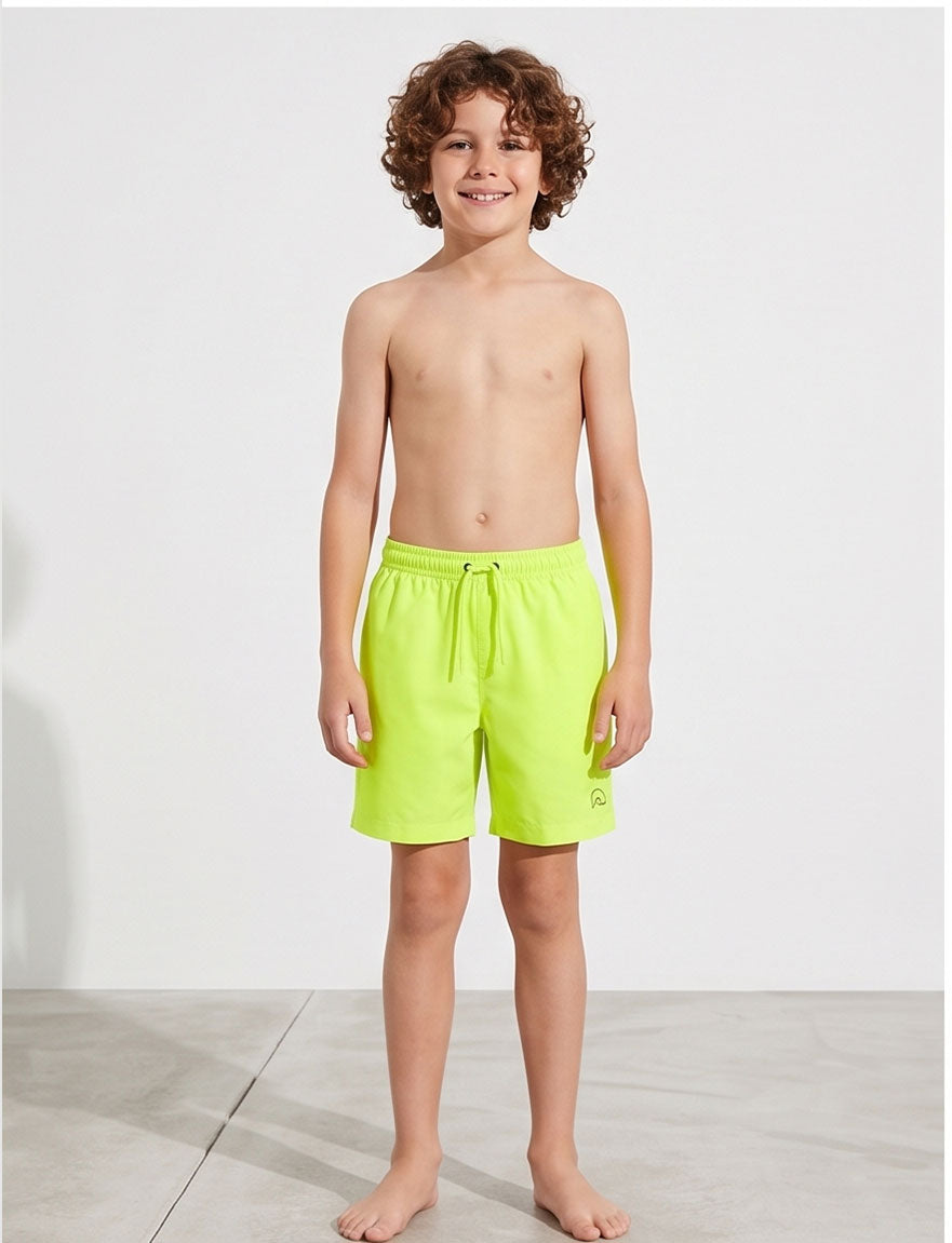 Neon Yellow Swim Shorts