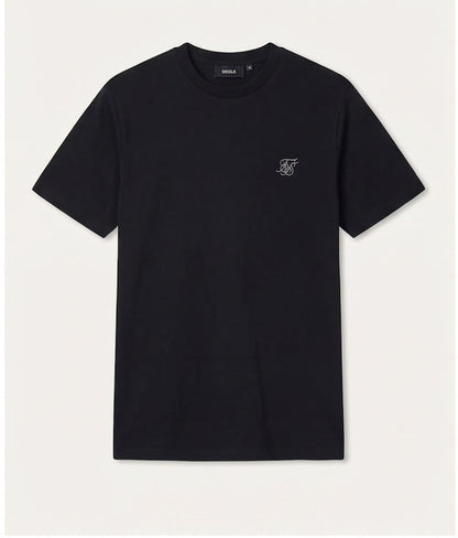 SikSilk Black T-Shirt