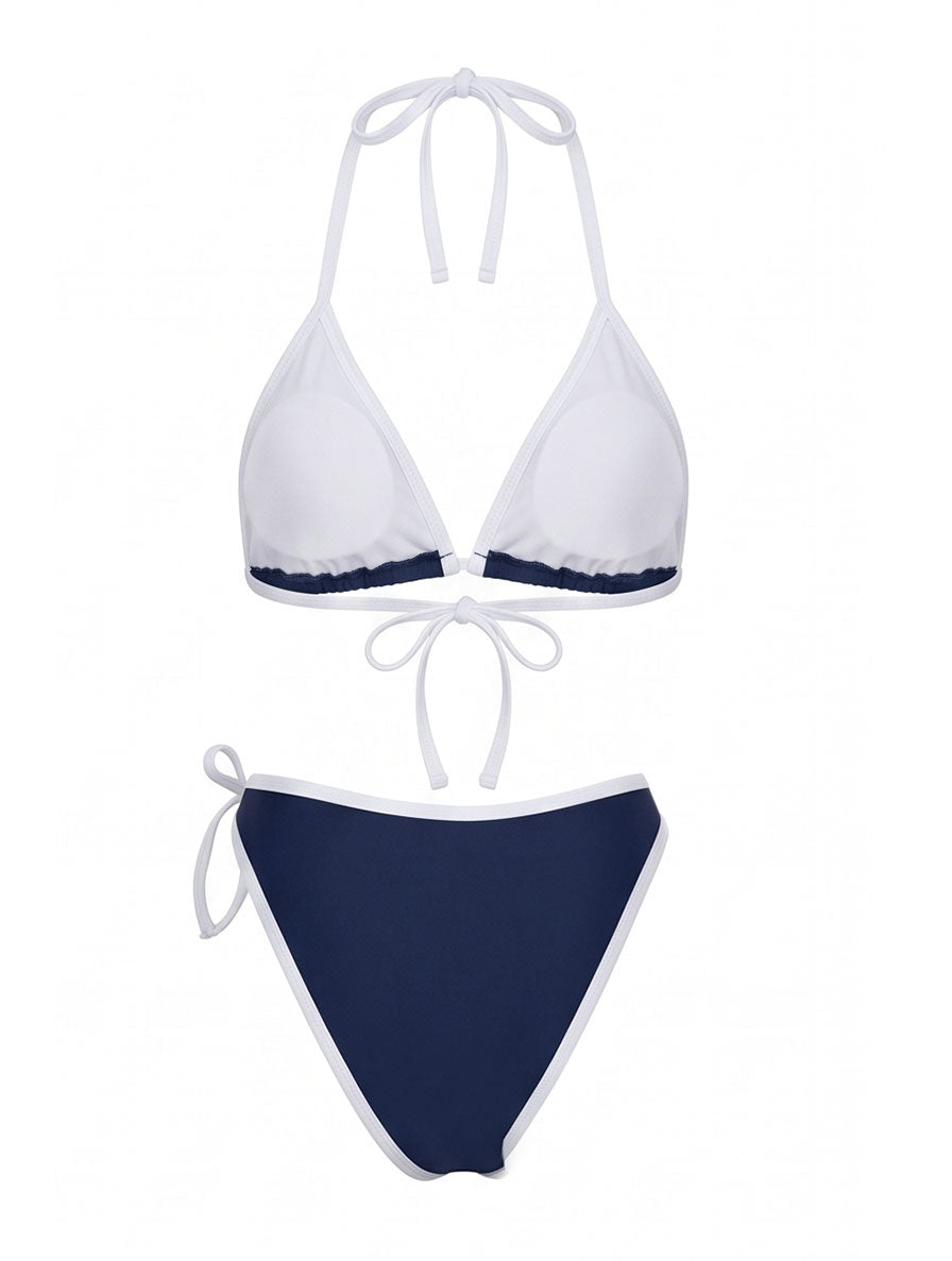 Navy Halter Bikini