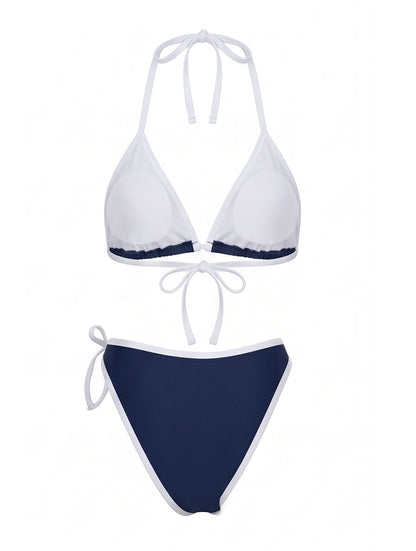 Navy Halter Bikini
