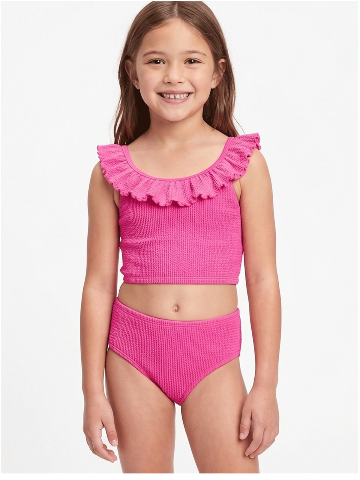 Title: Pink High Waist Bikini