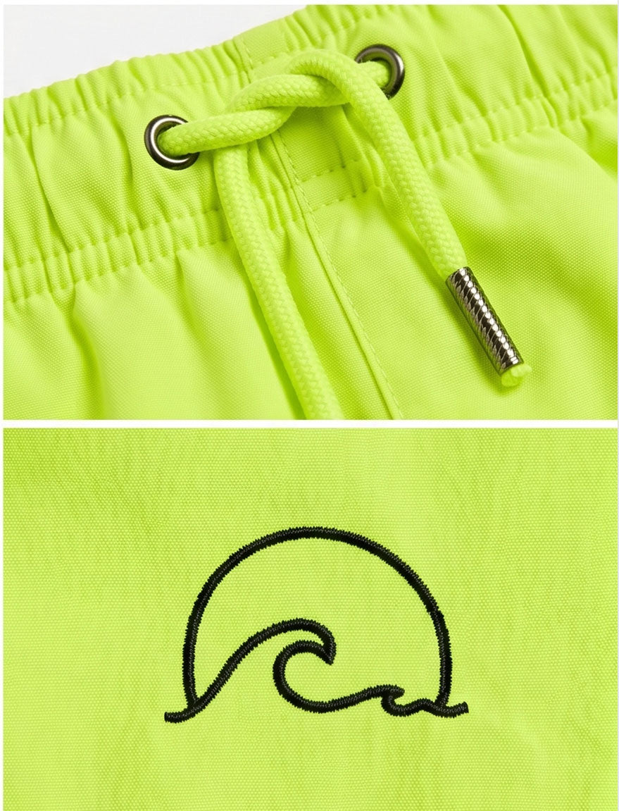 Neon Yellow Swim Shorts