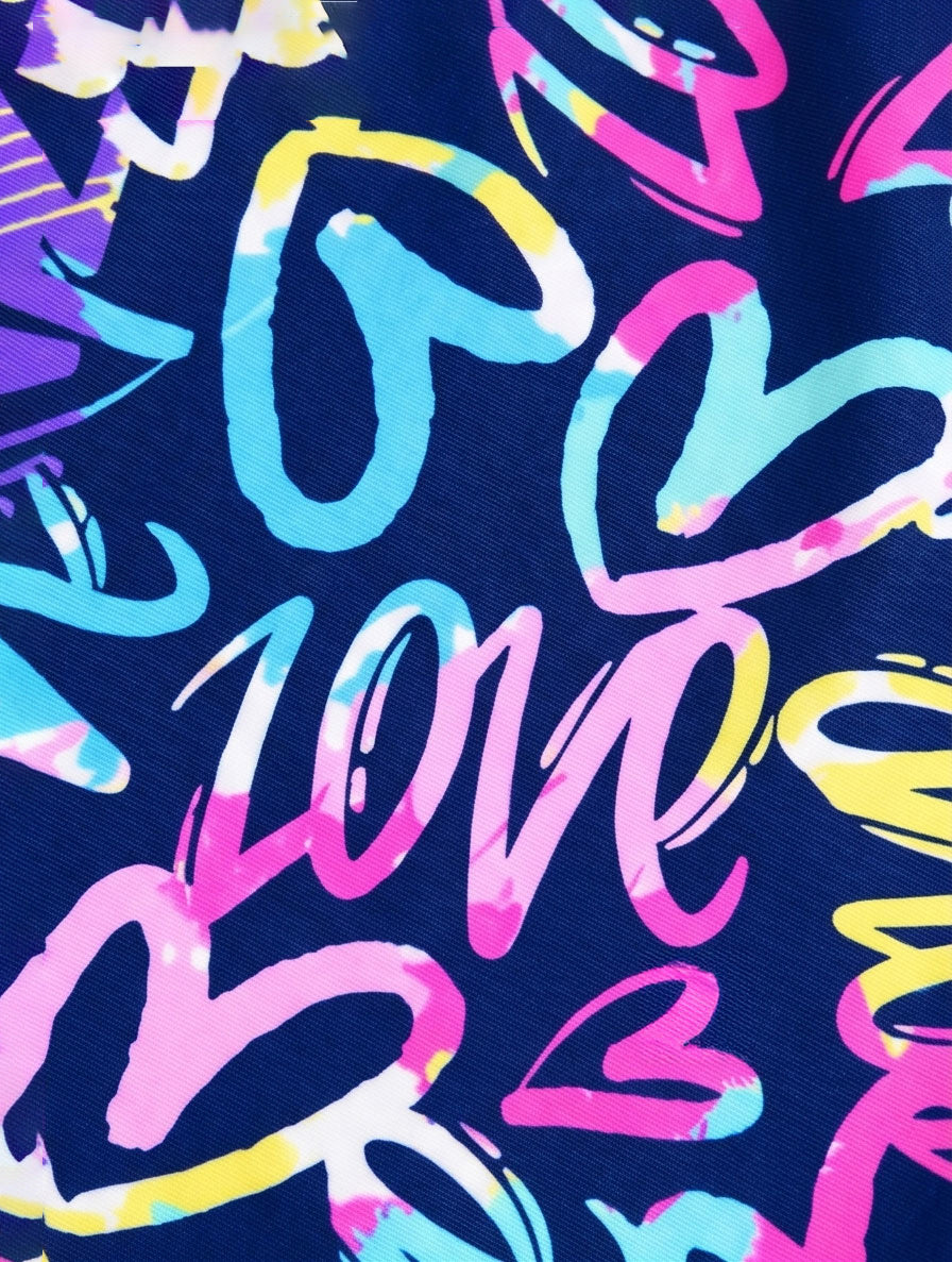 Title: Vibrant Love Swimsuit