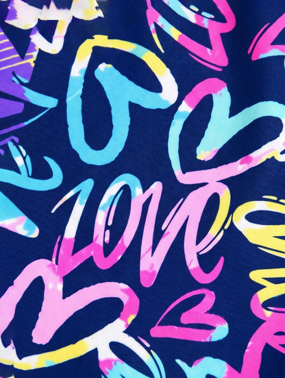 Title: Vibrant Love Swimsuit
