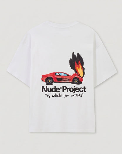 Nude Project white t-shirt