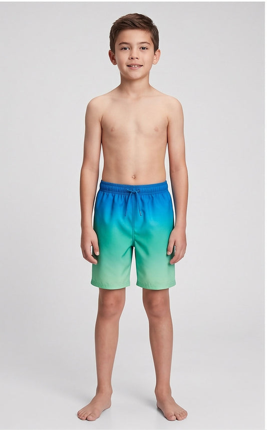 Blue & Green Shorts