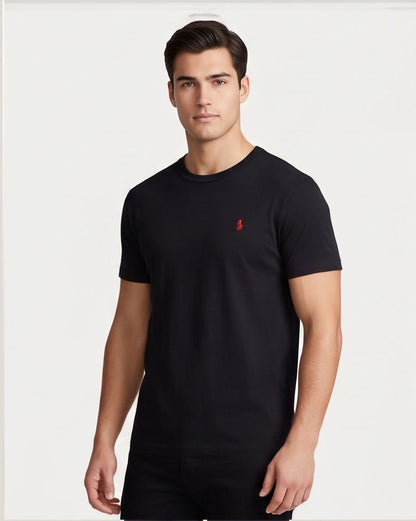 polo black t-shirt