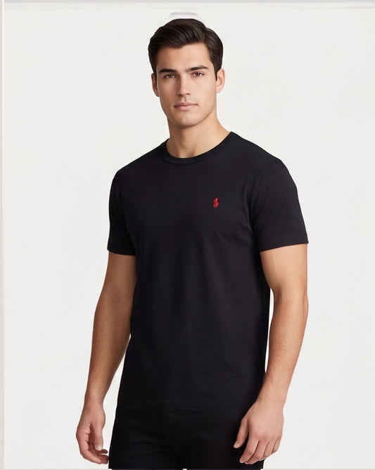 polo black t-shirt