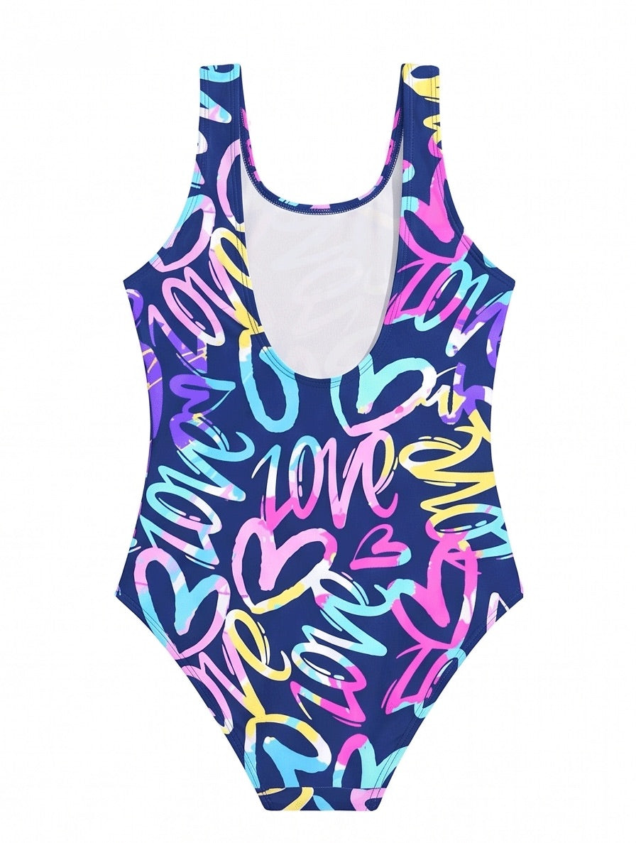 Title: Vibrant Love Swimsuit