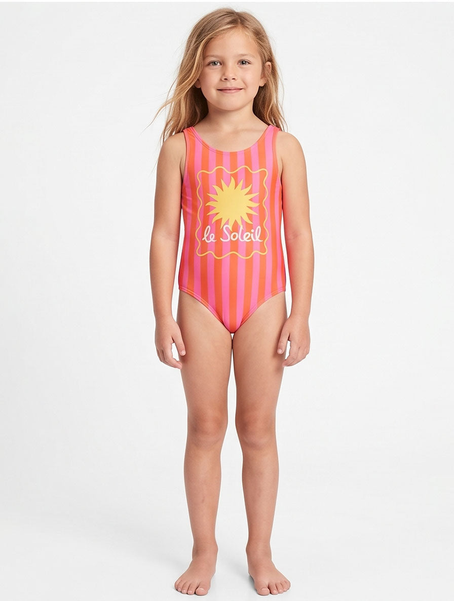 Girls' Vibrant Swimsuit