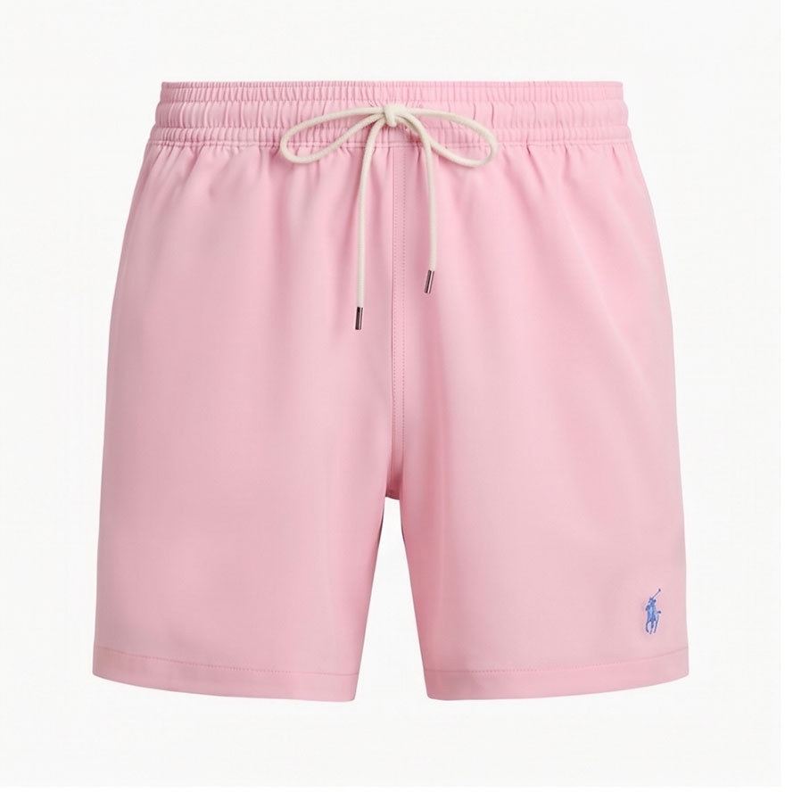 Classic Pink Swim Shorts