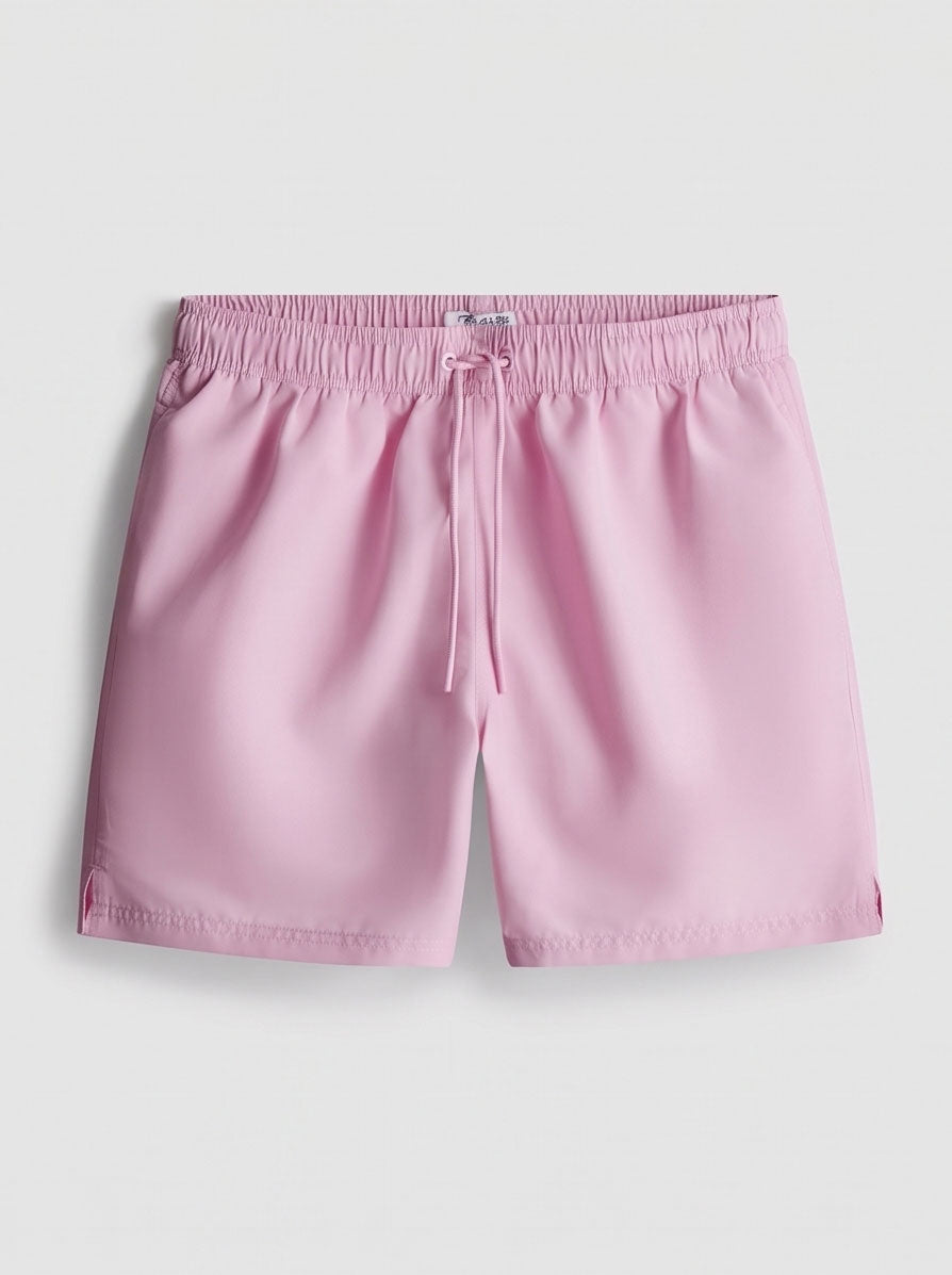 Classic Pink Swim Shorts