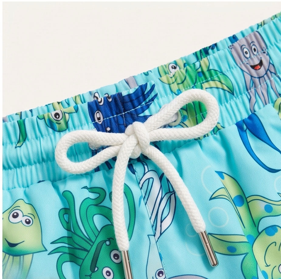 Cartoon Sea Creature Swim