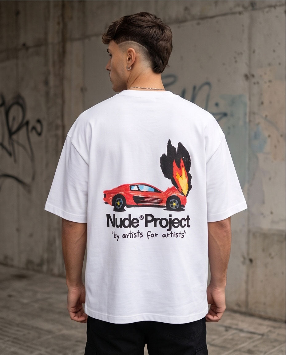 Nude Project white t-shirt