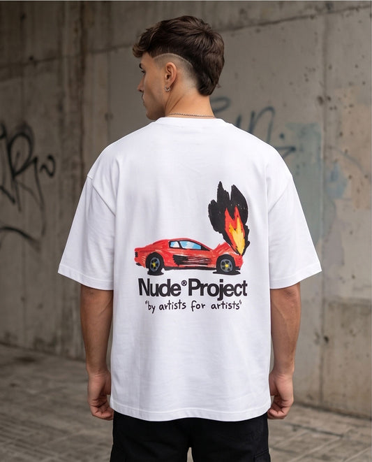 Nude Project white t-shirt