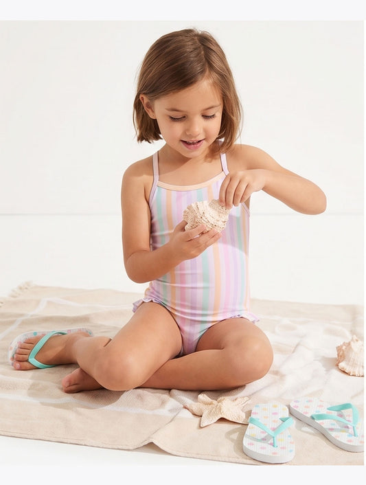 Girls' Pastel Swimsuit