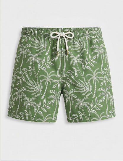Green Palm Swim Shorts
