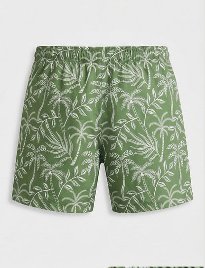 Green Palm Swim Shorts