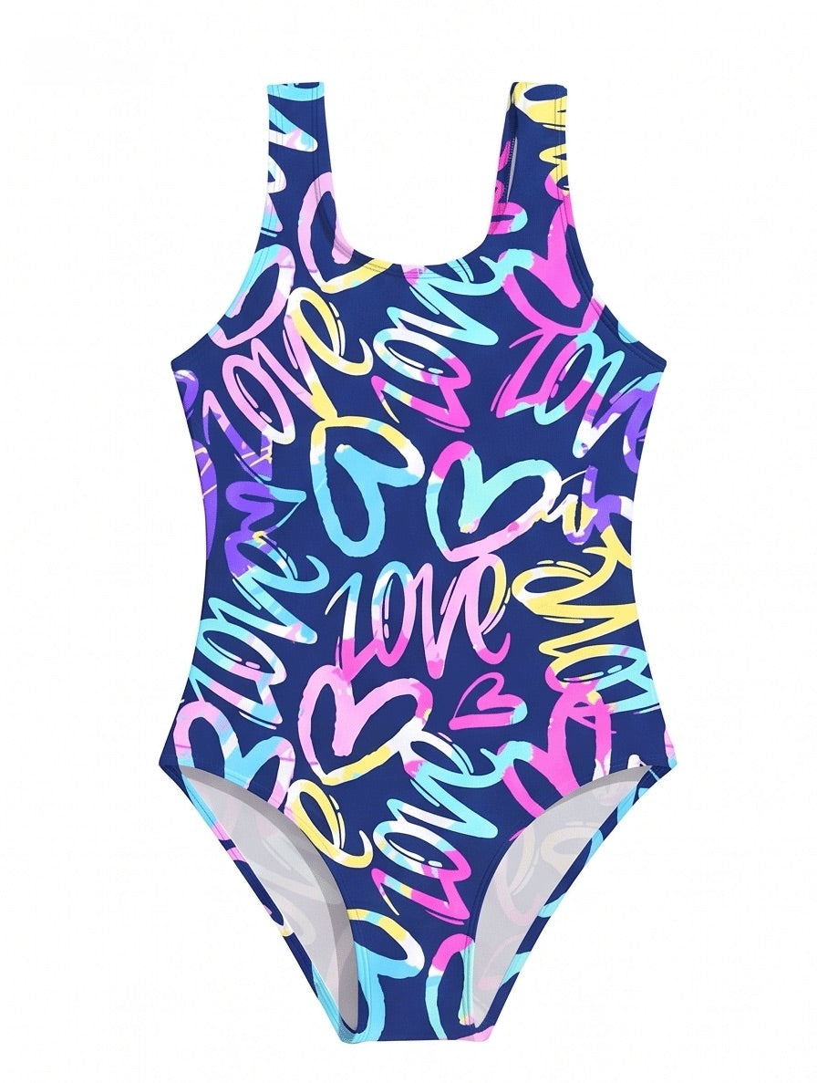 Title: Vibrant Love Swimsuit