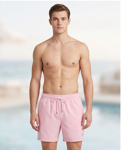Classic Pink Swim Shorts
