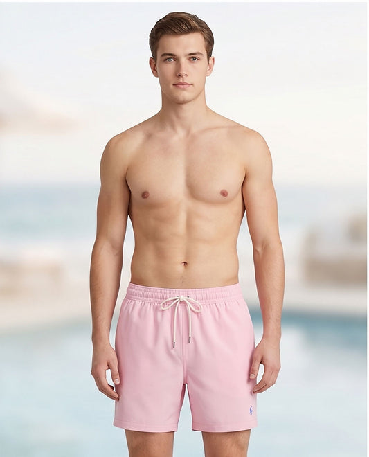 Classic Pink Swim Shorts
